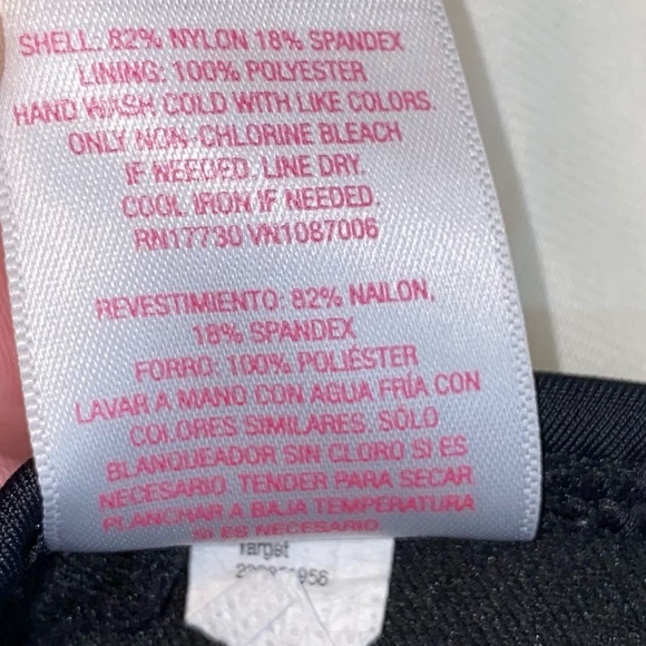 🇺🇸 Xhilaration Black Strappy Tie Back Bikini Top - Picture 7 of 7